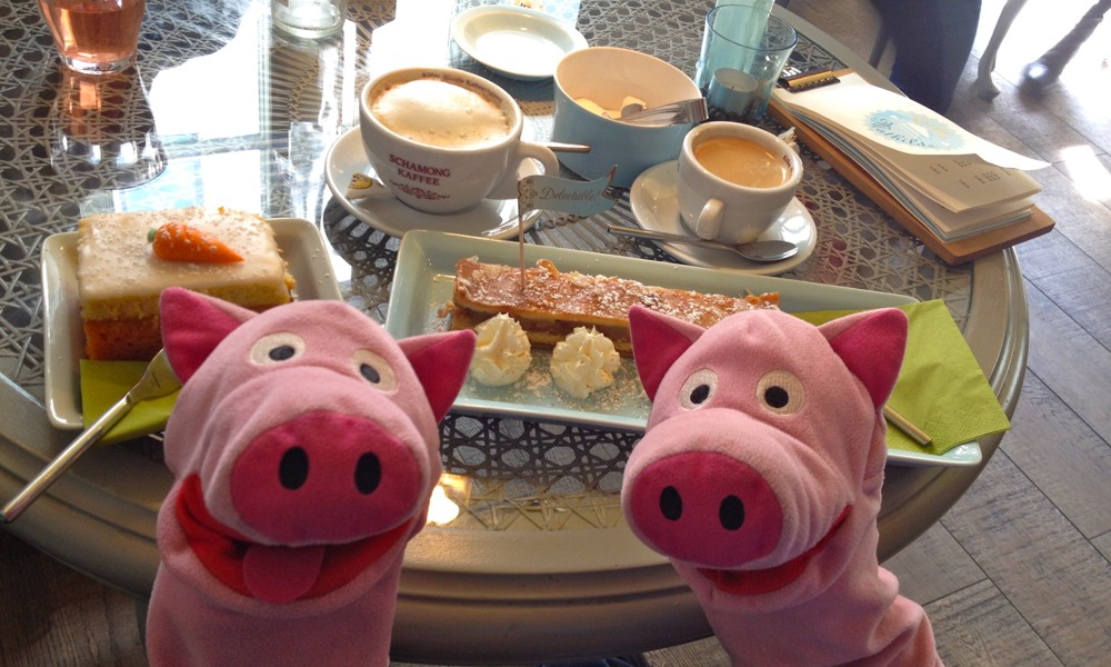 Anschließend Kaffee und Kuchen in der Villa Mathilde. 