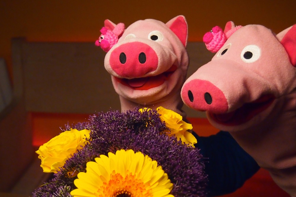 Und Blümchen gab es auch noch dazu, vielen Dank!