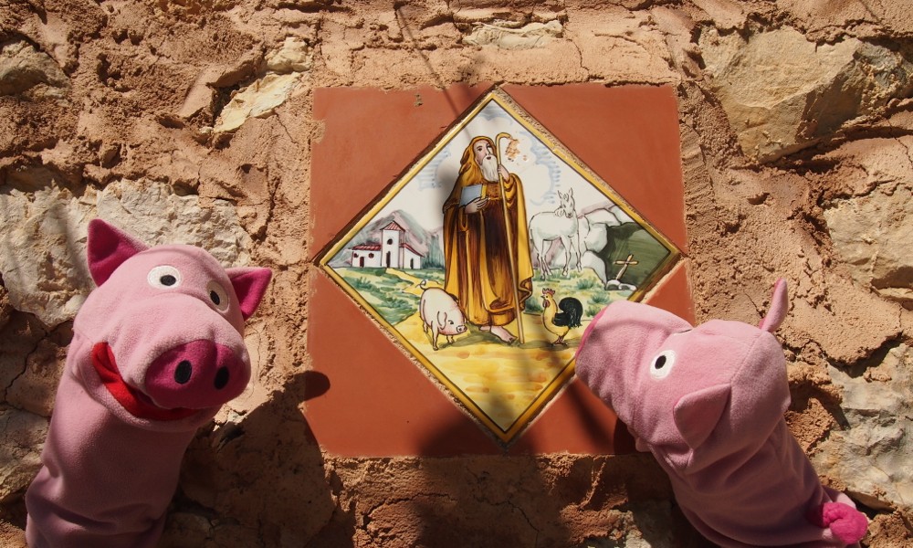 ... zum Refugio de Tossals verds, wo die Schweine auf Ferkes Tünn treffen.