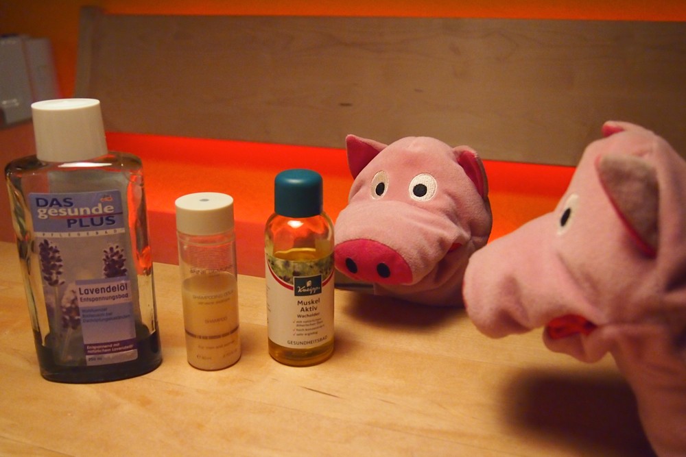 Welches Badeöl sollen sie bloß nehmen?